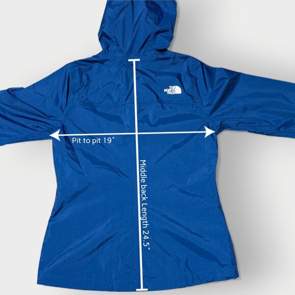 The North Face Antora Jacket Women XS Midnight Petrol NF0A7QEU Rain Shell - Picture 8 of 14